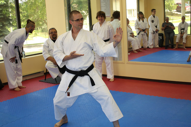 picture of kids training